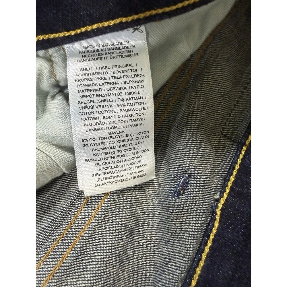 Polo Ralph Lauren Hampton Relaxed Straight Jeans Men’s 44x32 Dark Wash Stretch